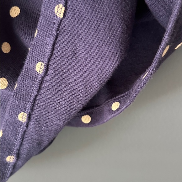 🤍 EUC GAP Kids dress navy blue white polka dot size medium 8 youth - Picture 8 of 10